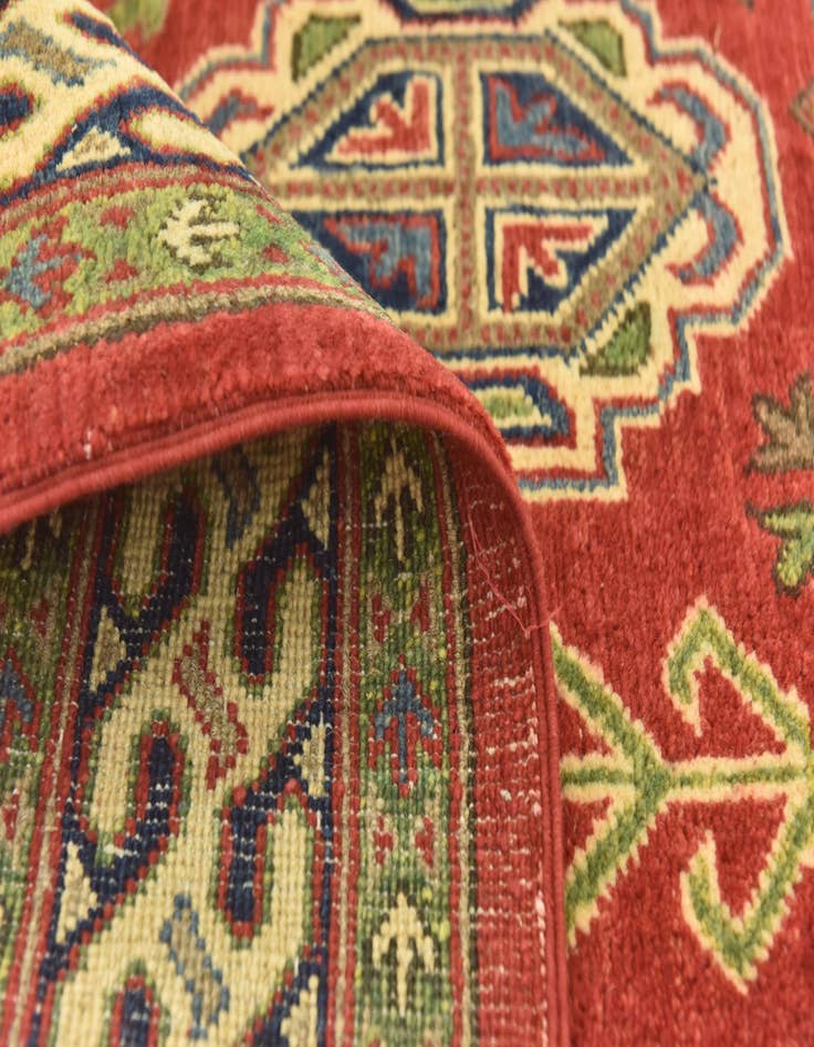 Detail image of  6' 7 x 9' 7  Hand Knotted Kazak Rug