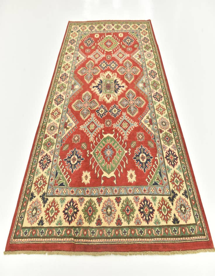 Detail image of  5' 10 x 8' 10  Hand Knotted Kazak Rug