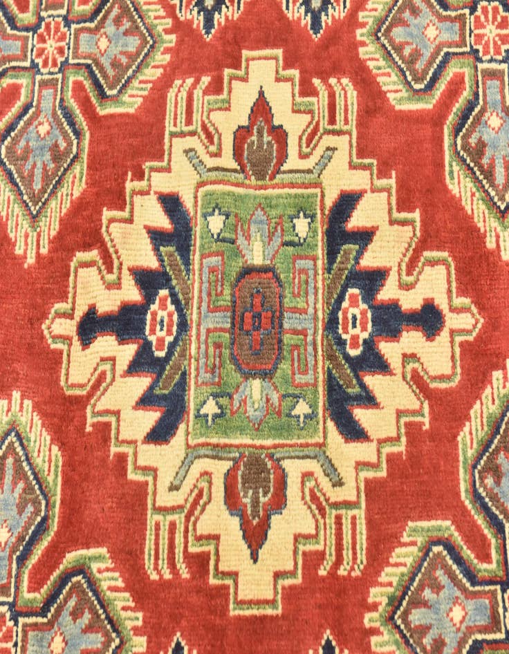 Detail image of  5' 10 x 8' 10  Hand Knotted Kazak Rug