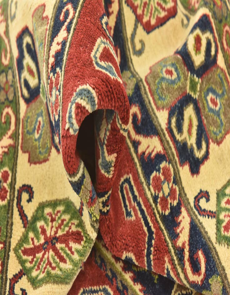 Detail image of  5' 7 x 7' 8  Hand Knotted Kazak Rug