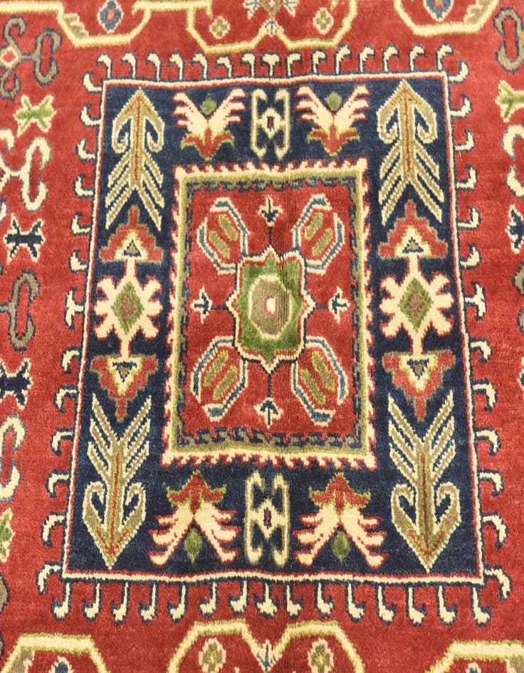Detail image of  5' 7 x 7' 8  Hand Knotted Kazak Rug