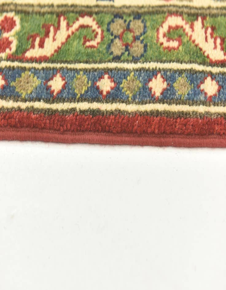 Detail image of  5' 7 x 7' 8  Hand Knotted Kazak Rug