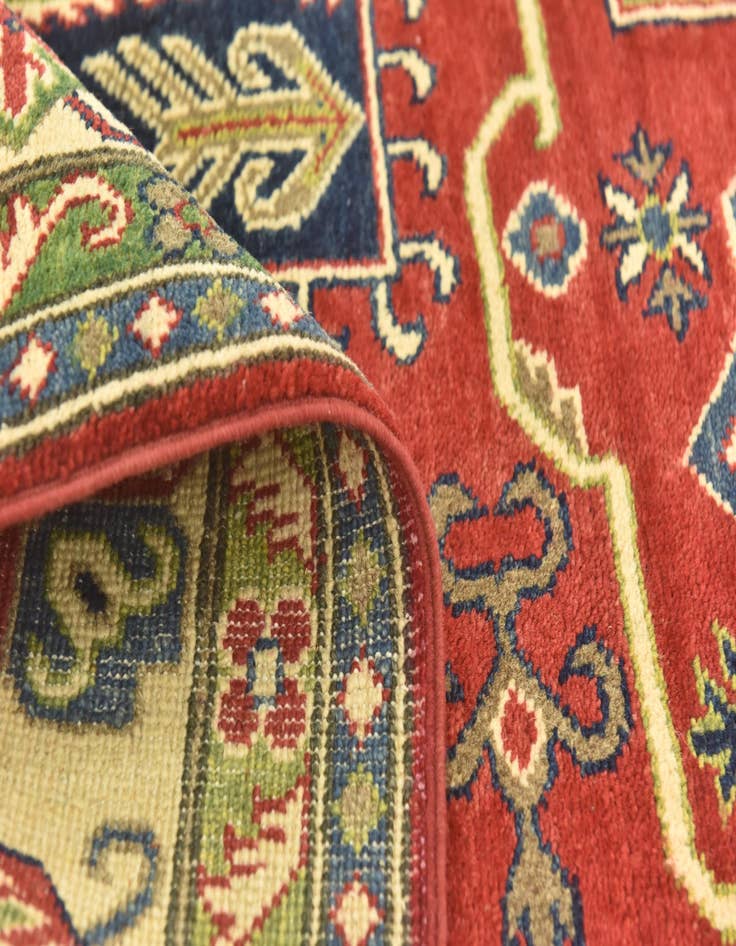 Detail image of  5' 7 x 7' 8  Hand Knotted Kazak Rug