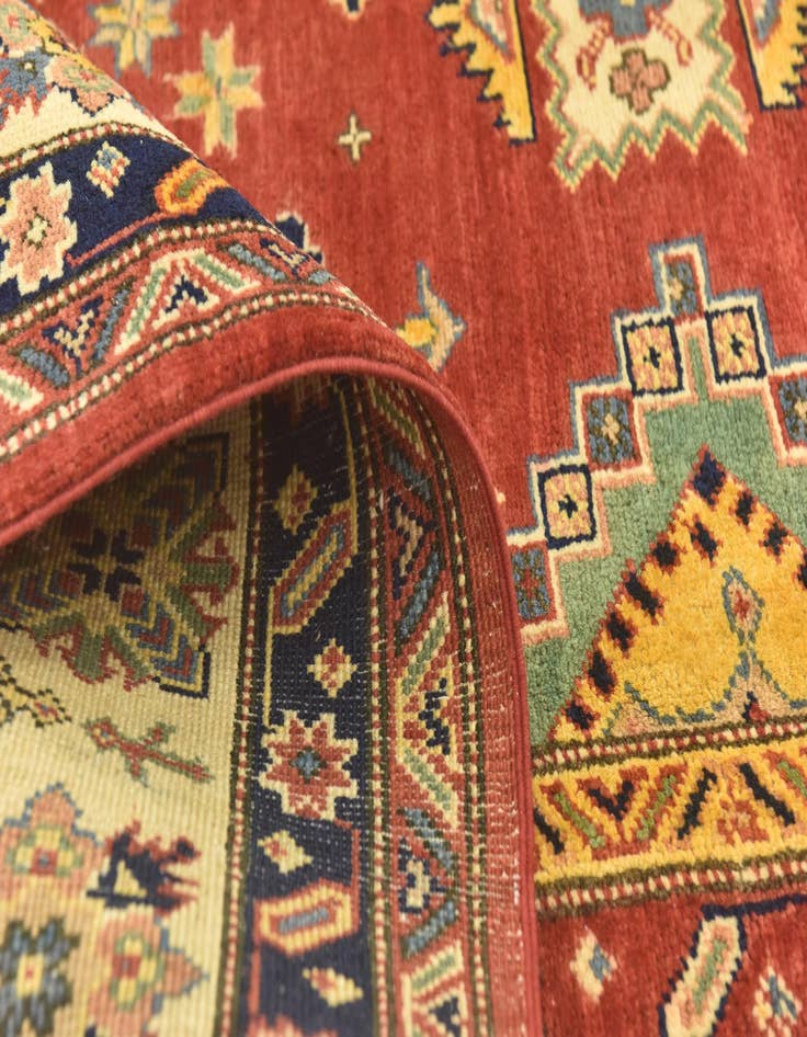 Detail image of  6' 7 x 9' 5  Hand Knotted Kazak Rug