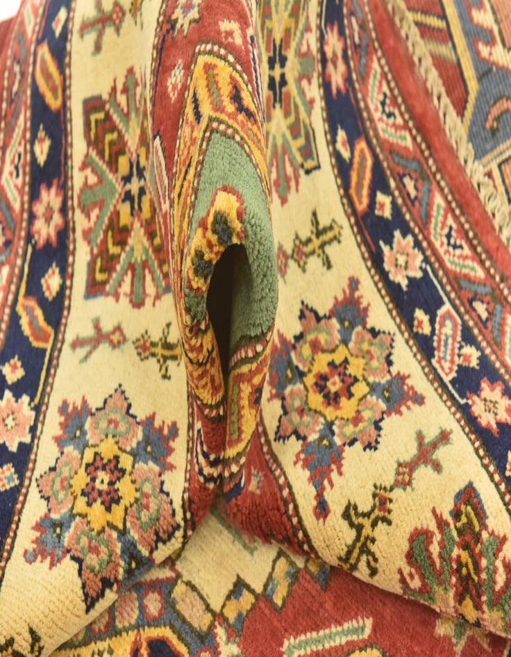 Detail image of  6' 7 x 9' 5  Hand Knotted Kazak Rug