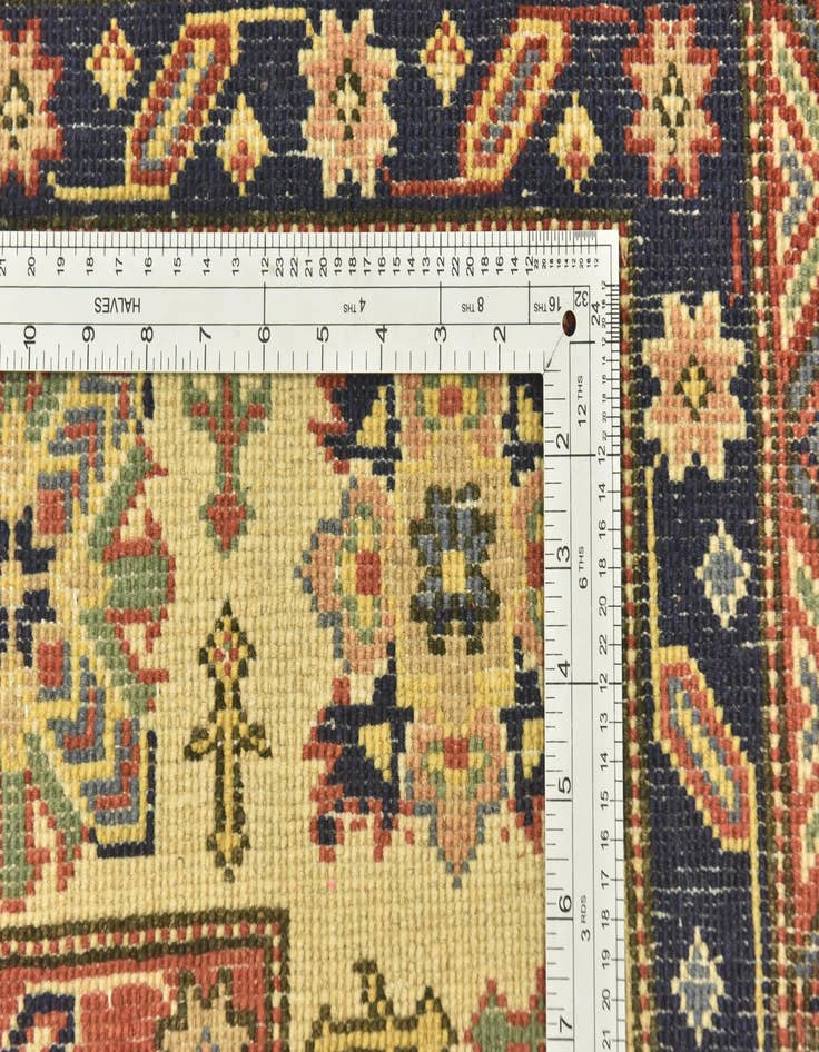 Detail image of  6' 7 x 9' 5  Hand Knotted Kazak Rug