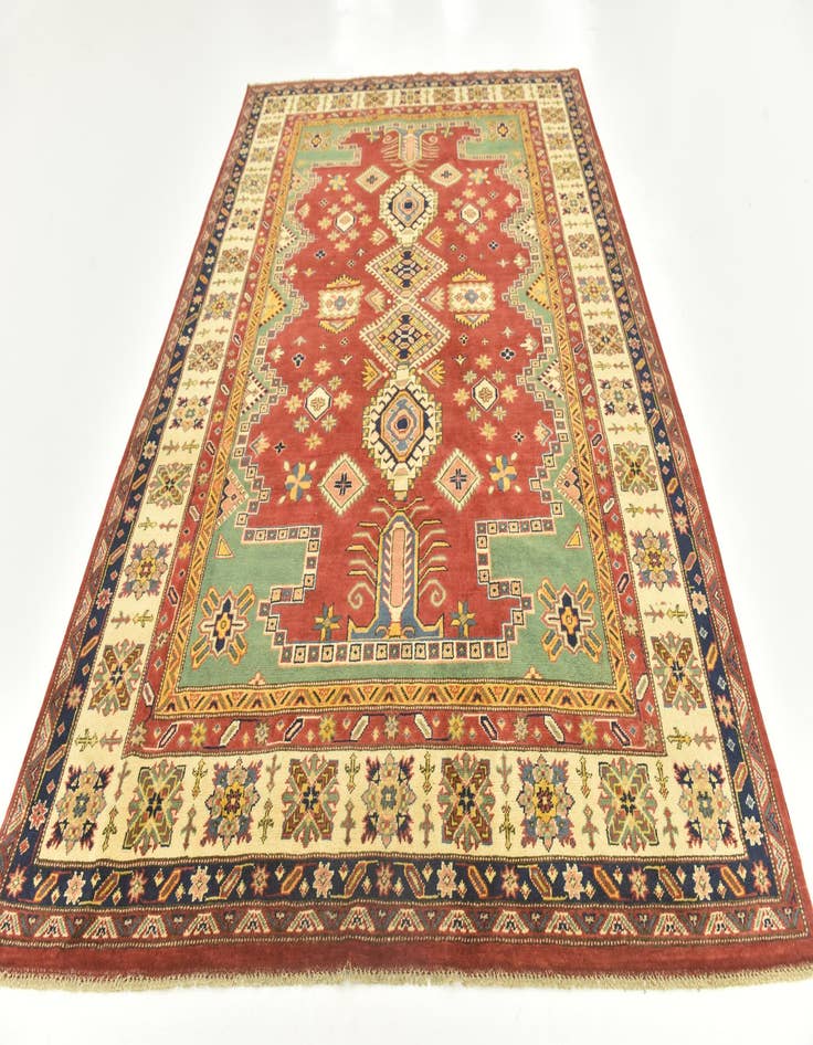 Detail image of  6' 7 x 9' 5  Hand Knotted Kazak Rug