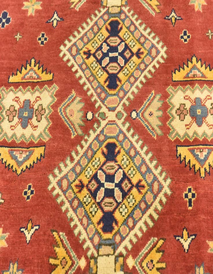 Detail image of  6' 7 x 9' 5  Hand Knotted Kazak Rug