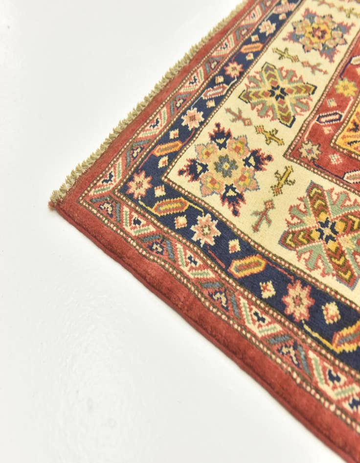 Detail image of  6' 7 x 9' 5  Hand Knotted Kazak Rug