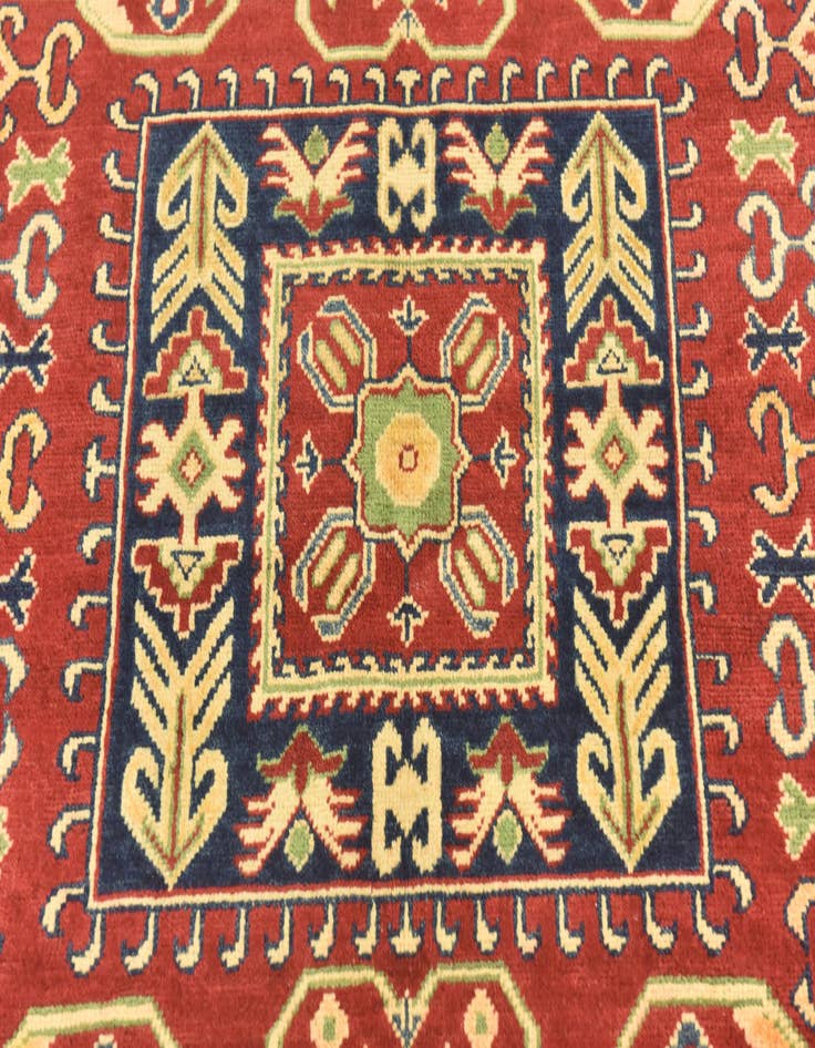 Detail image of  5' 7 x 7' 8  Hand Knotted Kazak Rug