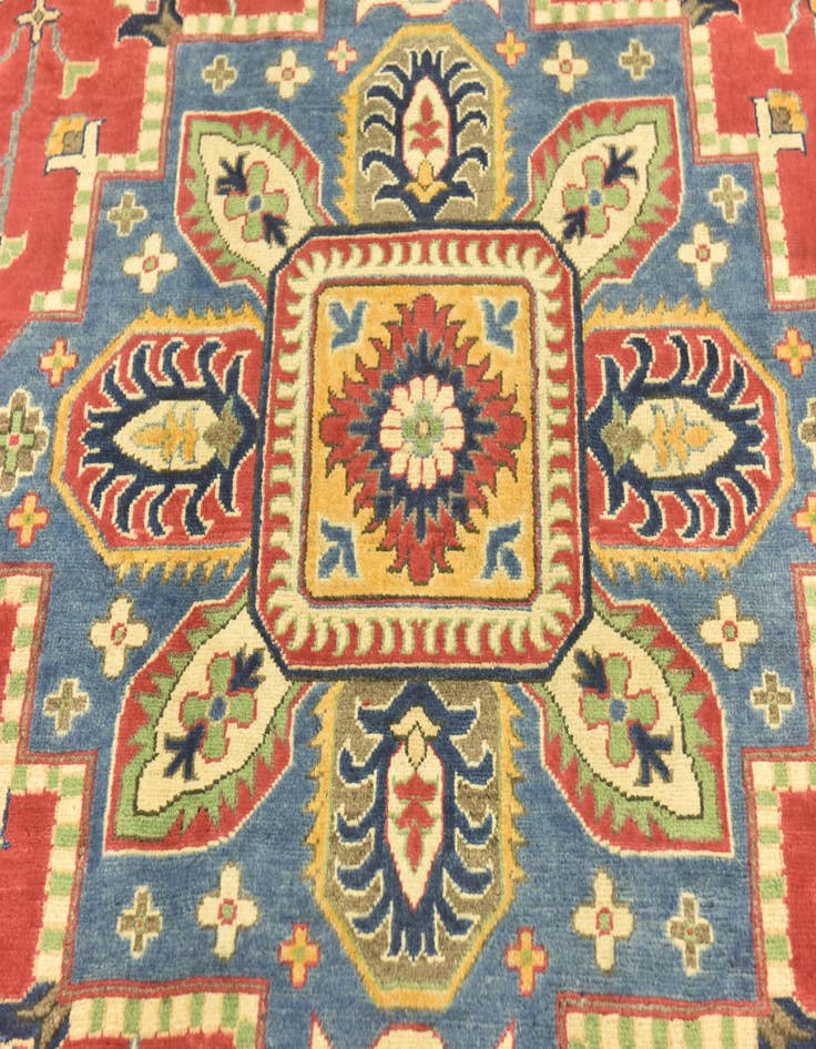 Detail image of  6' 8 x 9' 6  Hand Knotted Kazak Rug