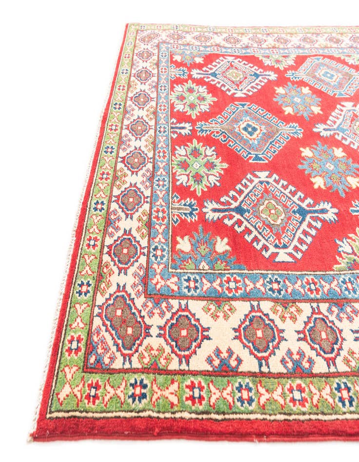 Detail image of  5' 1 x 7'  Hand Knotted Kazak Rug