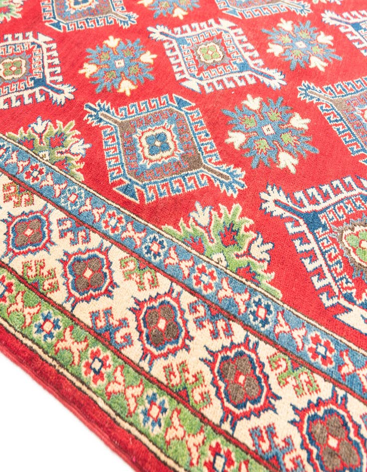 Detail image of  5' 1 x 7'  Hand Knotted Kazak Rug