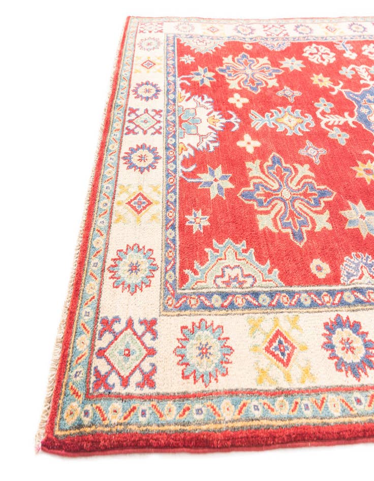 Detail image of  5' x 7'  Hand Knotted Kazak Rug