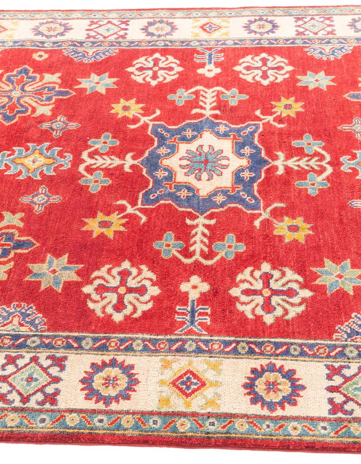 Detail image of  5' x 7'  Hand Knotted Kazak Rug
