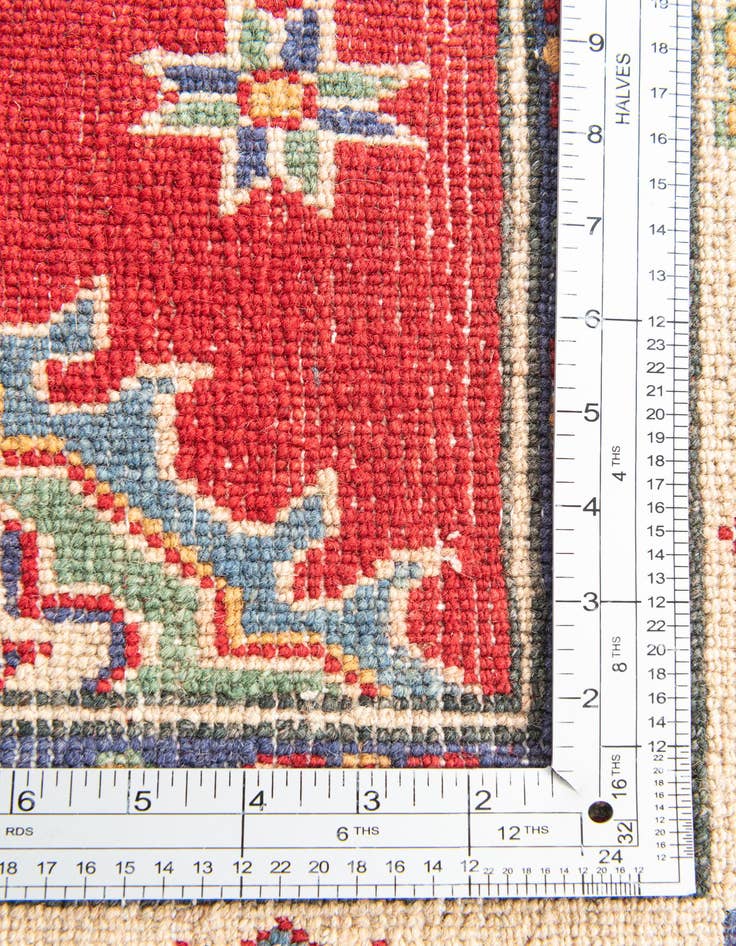 Detail image of  5' x 7'  Hand Knotted Kazak Rug