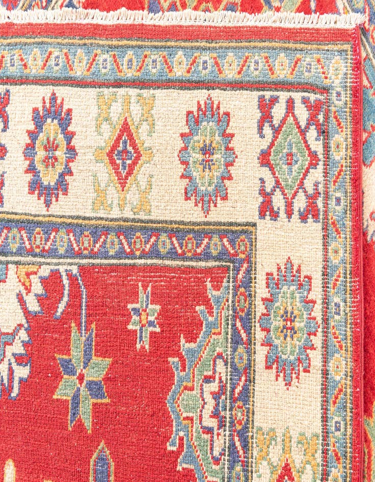 Detail image of  5' x 7'  Hand Knotted Kazak Rug