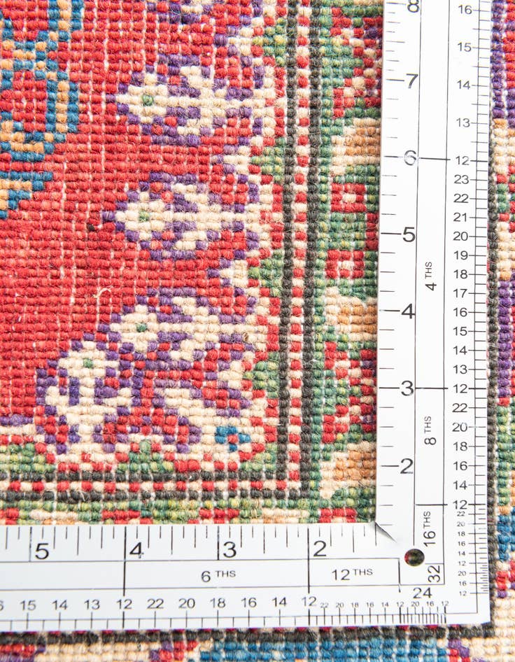 Detail image of  4' 10 x 7' 1  Hand Knotted Kazak Rug