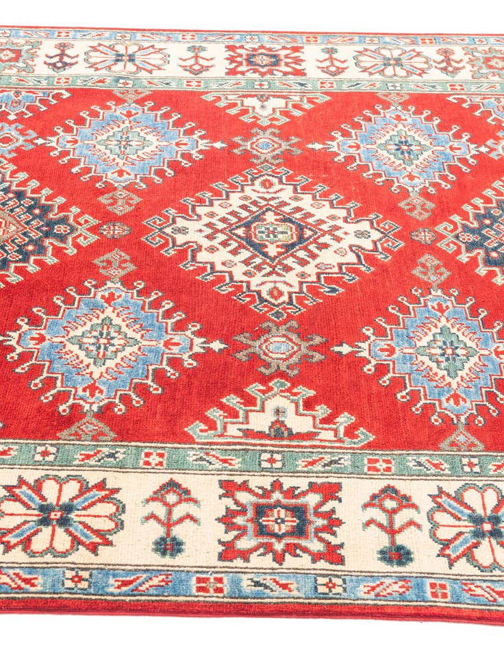 Detail image of  5' x 7' 1  Hand Knotted Kazak Rug