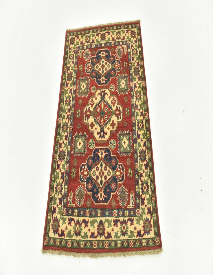 Detail image of  2' 9 x 4' 1  Hand Knotted Kazak Rug