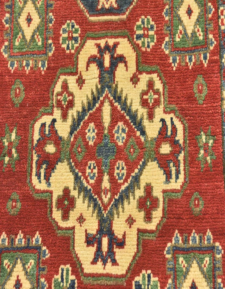 Detail image of  2' 9 x 4' 1  Hand Knotted Kazak Rug