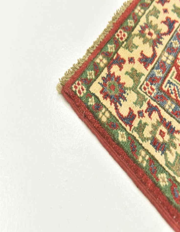 Detail image of  2' 9 x 4' 1  Hand Knotted Kazak Rug