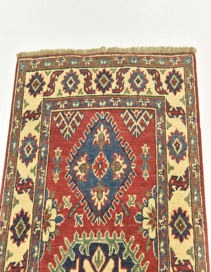 Detail image of  2' 8 x 4' 2  Hand Knotted Kazak Rug