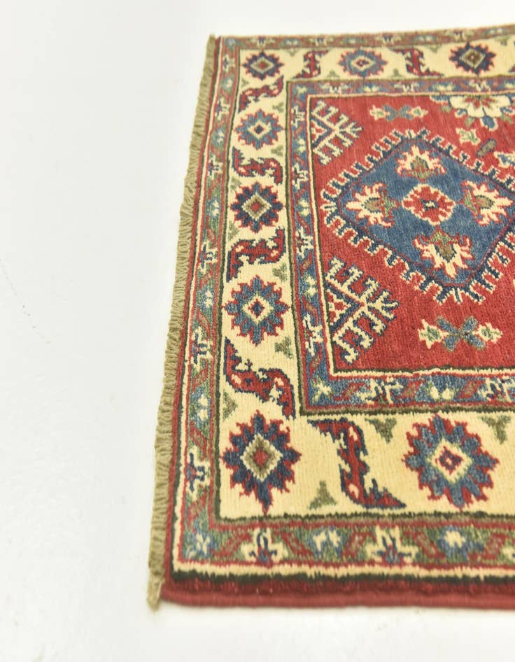 Detail image of  2' 8 x 4' 2  Hand Knotted Kazak Rug