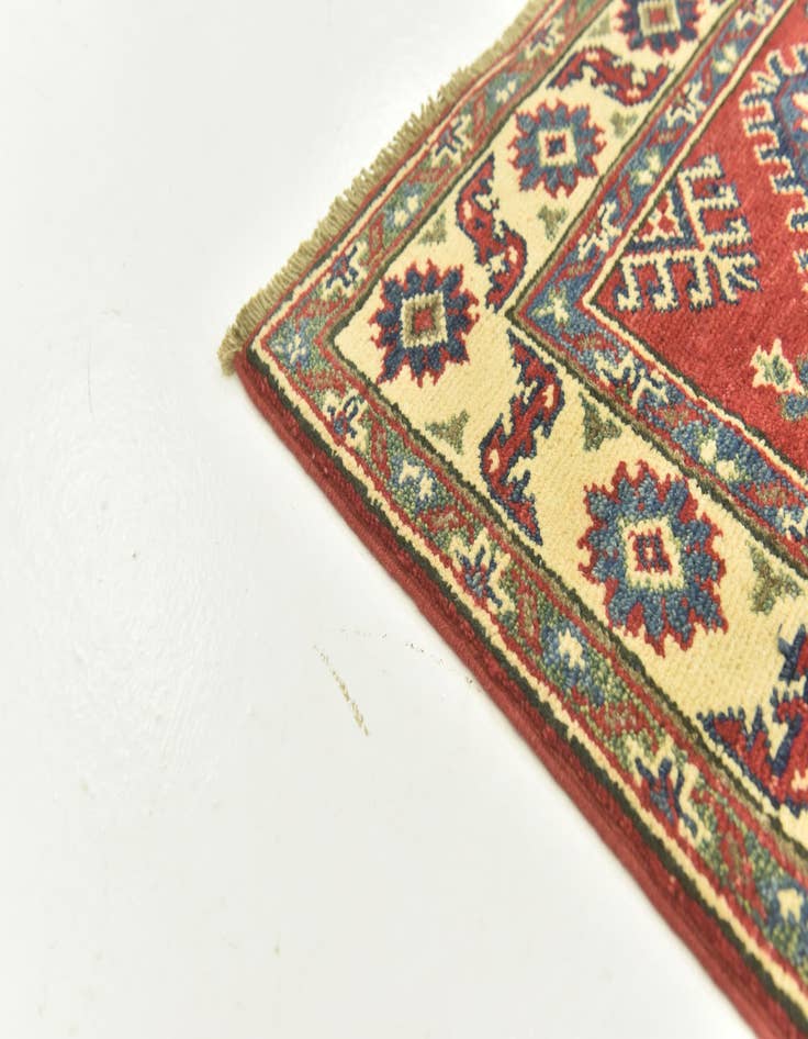 Detail image of  2' 8 x 4' 2  Hand Knotted Kazak Rug