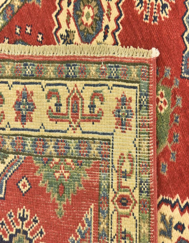 Detail image of  2' 9 x 4'  Hand Knotted Kazak Rug