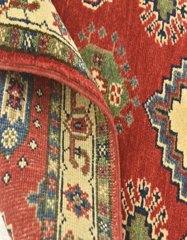 Detail image of  2' 9 x 4'  Hand Knotted Kazak Rug