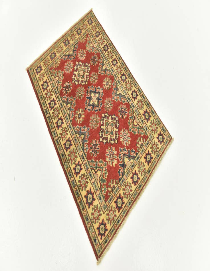 Detail image of 2' 9 x 4' Hand Knotted Kazak Rug