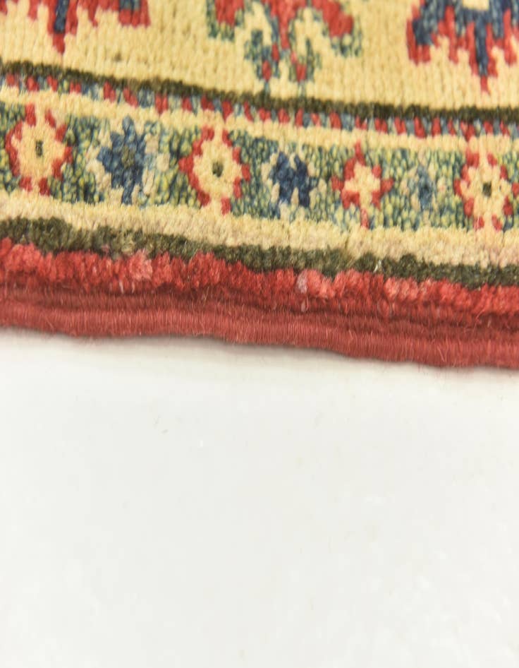 Detail image of 2' 9 x 4' Hand Knotted Kazak Rug