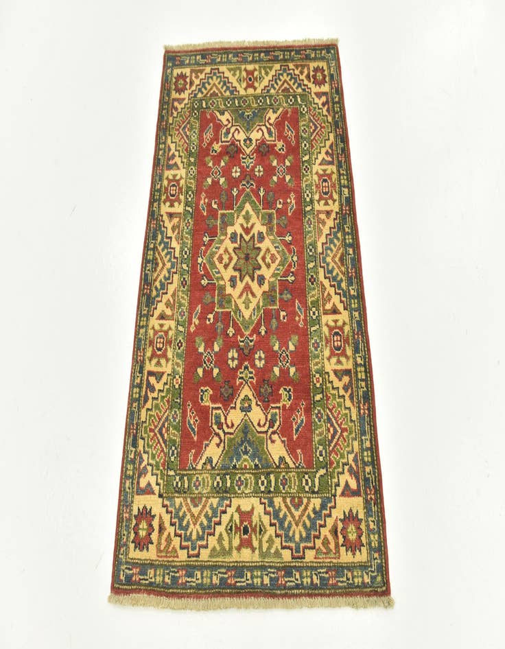 Detail image of  2' 8 x 4'  Hand Knotted Kazak Rug