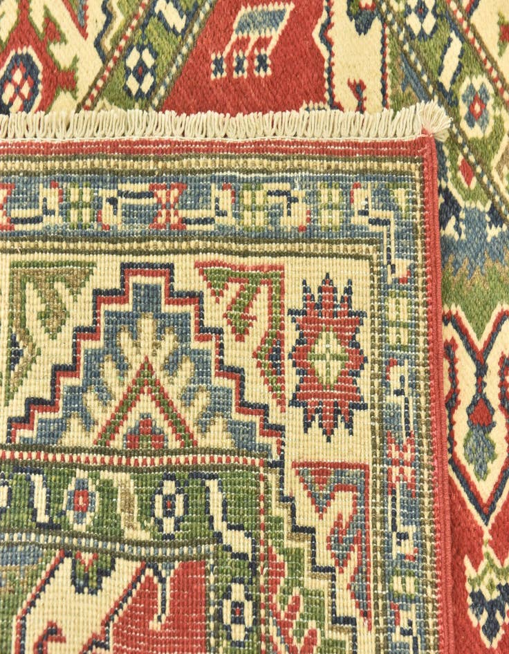 Detail image of  2' 8 x 4' 2  Hand Knotted Kazak Rug