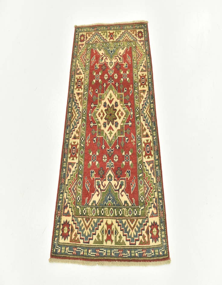 Detail image of  2' 8 x 4' 2  Hand Knotted Kazak Rug