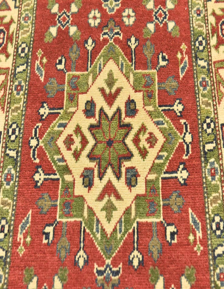 Detail image of  2' 8 x 4' 2  Hand Knotted Kazak Rug