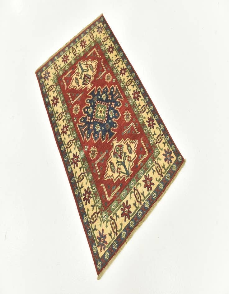 Detail image of  2' 9 x 4' 1  Hand Knotted Kazak Rug