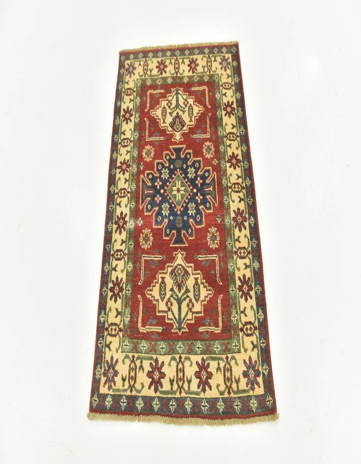 Detail image of  2' 9 x 4' 1  Hand Knotted Kazak Rug