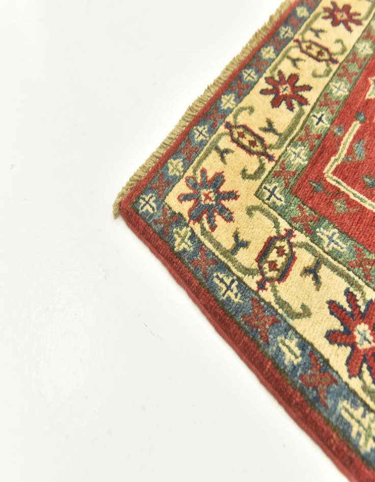 Detail image of  2' 9 x 4' 1  Hand Knotted Kazak Rug