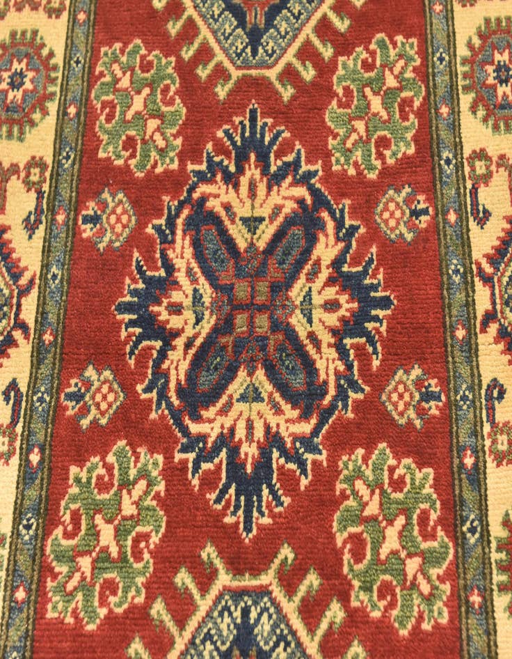 Detail image of  2' 8 x 4' 2  Hand Knotted Kazak Rug