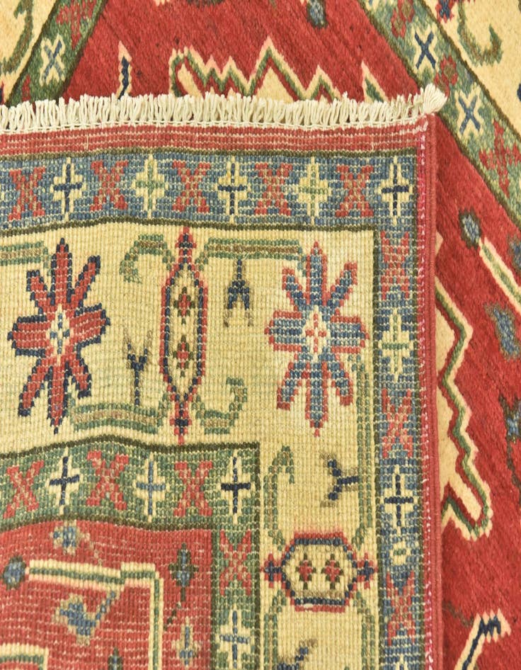 Detail image of  2' 9 x 4' 3  Hand Knotted Kazak Rug