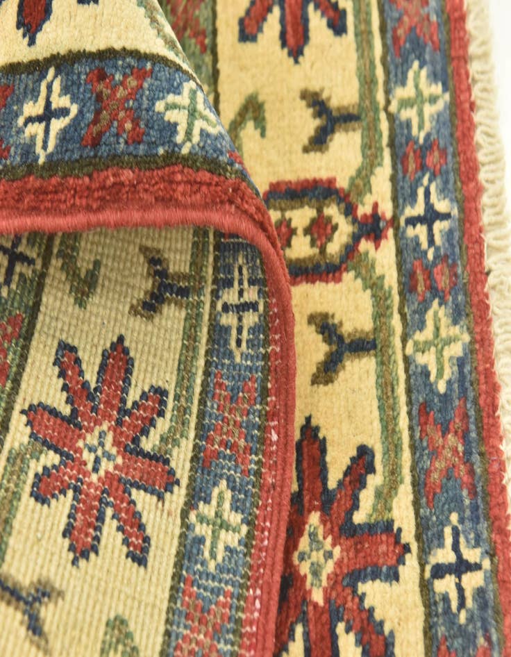 Detail image of  2' 9 x 4' 3  Hand Knotted Kazak Rug