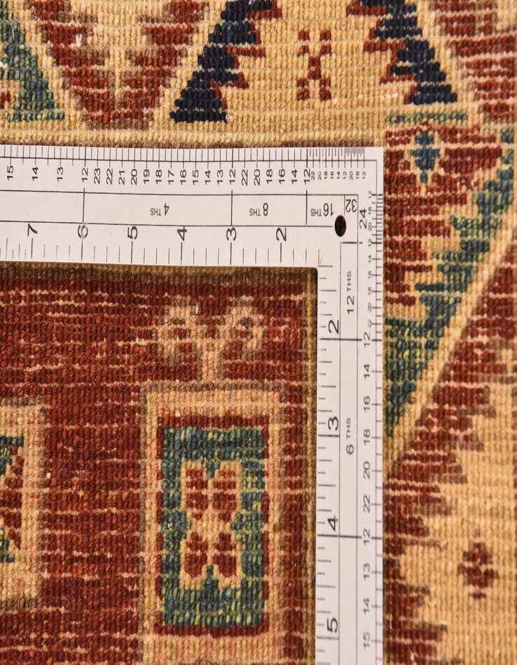 Detail image of  3' 1 x 4' 10  Hand Knotted Kazak Rug
