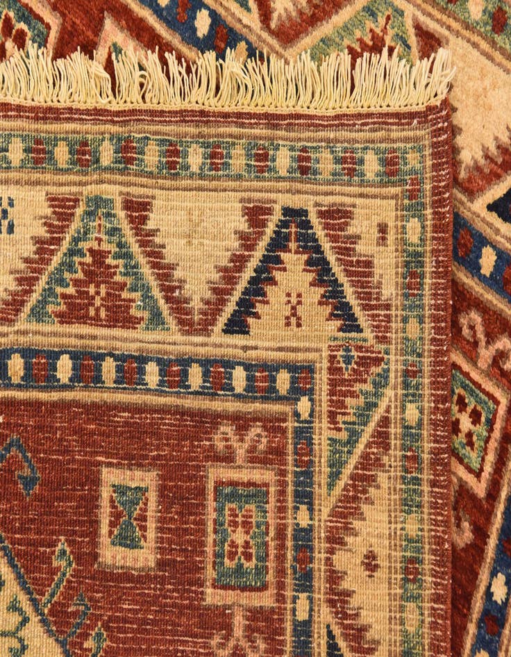 Detail image of  3' 1 x 4' 10  Hand Knotted Kazak Rug