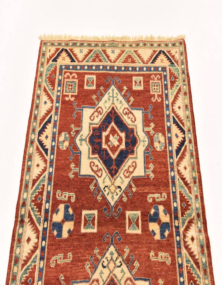 Detail image of  3' 1 x 4' 10  Hand Knotted Kazak Rug