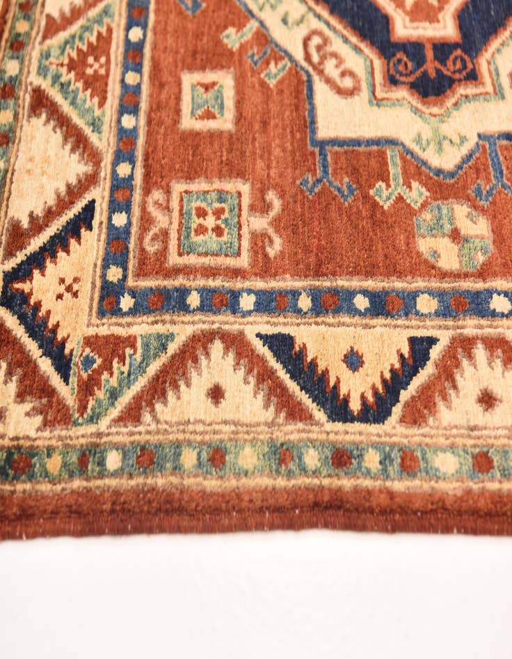 Detail image of  3' 1 x 4' 10  Hand Knotted Kazak Rug