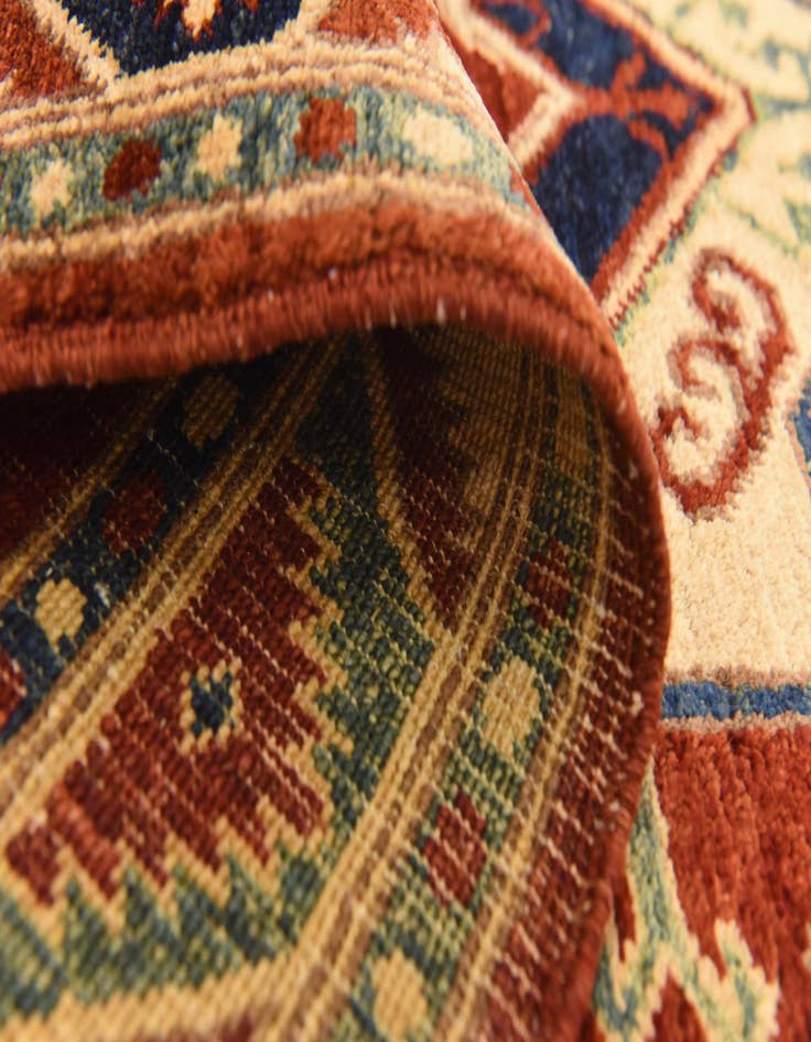 Detail image of  3' 1 x 4' 10  Hand Knotted Kazak Rug