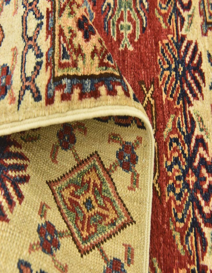 Detail image of  3' 5 x 4' 10  Hand Knotted Kazak Oriental Rug