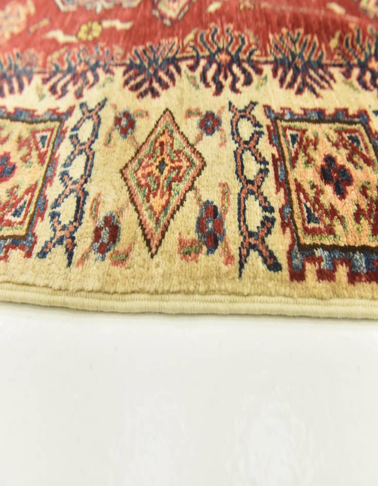 Detail image of  3' 5 x 4' 10  Hand Knotted Kazak Oriental Rug